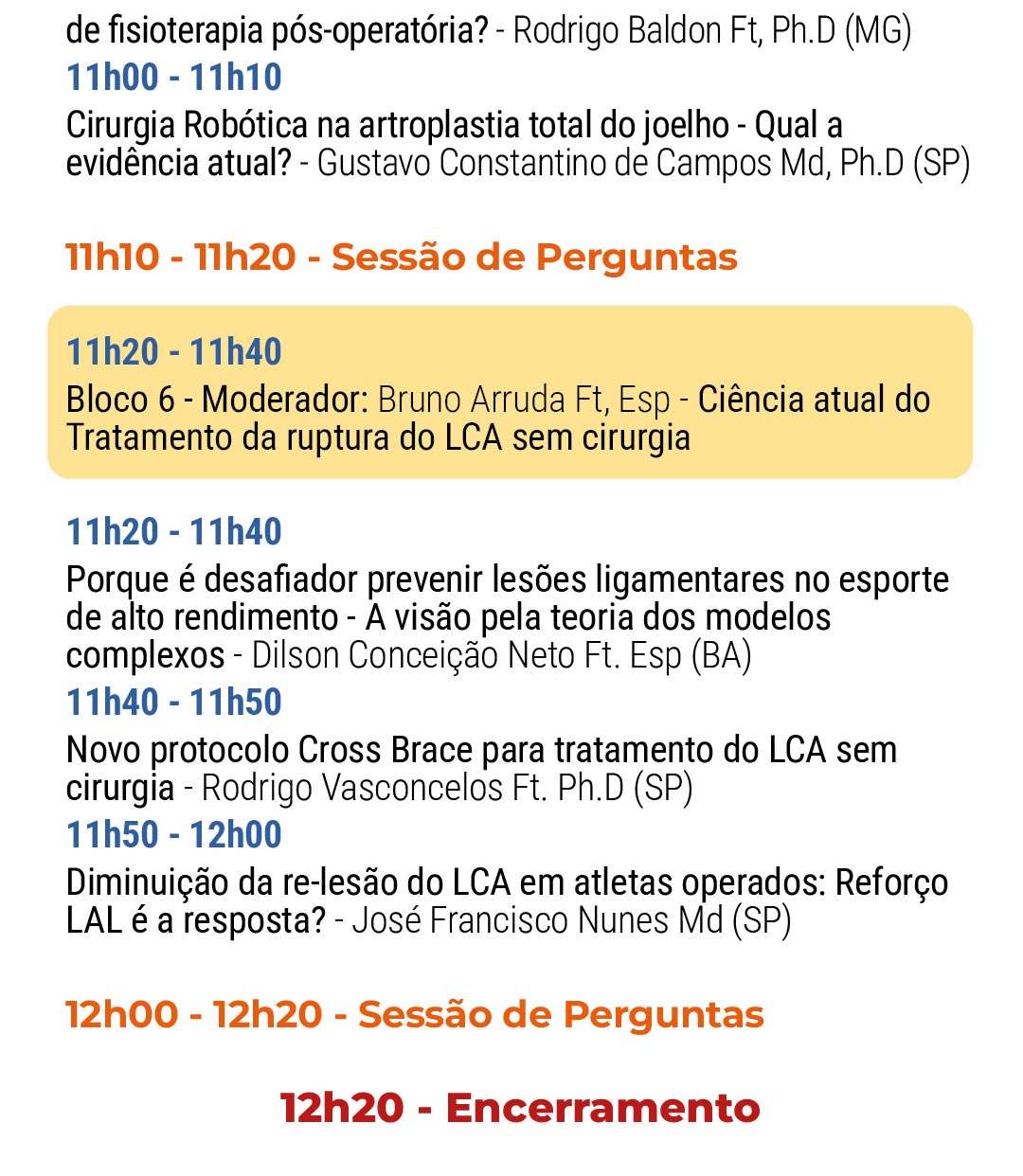 programação 5 curso joca 2025 5