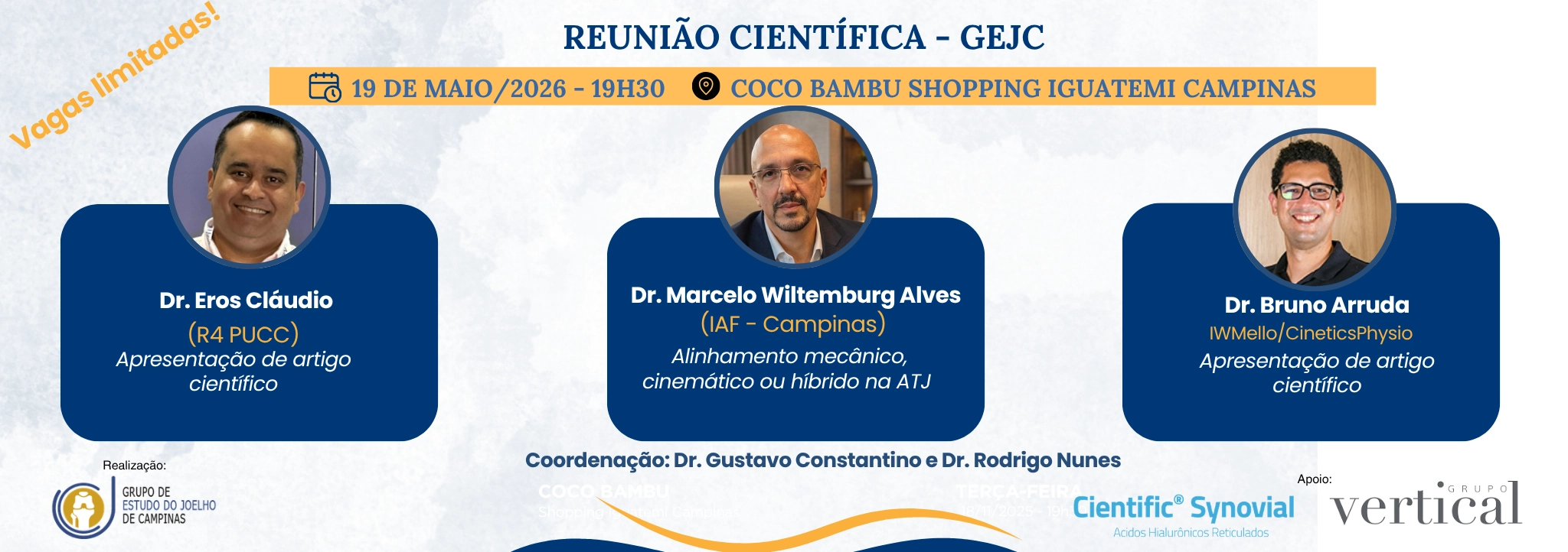 banner reunião científica GEJC maio 2026